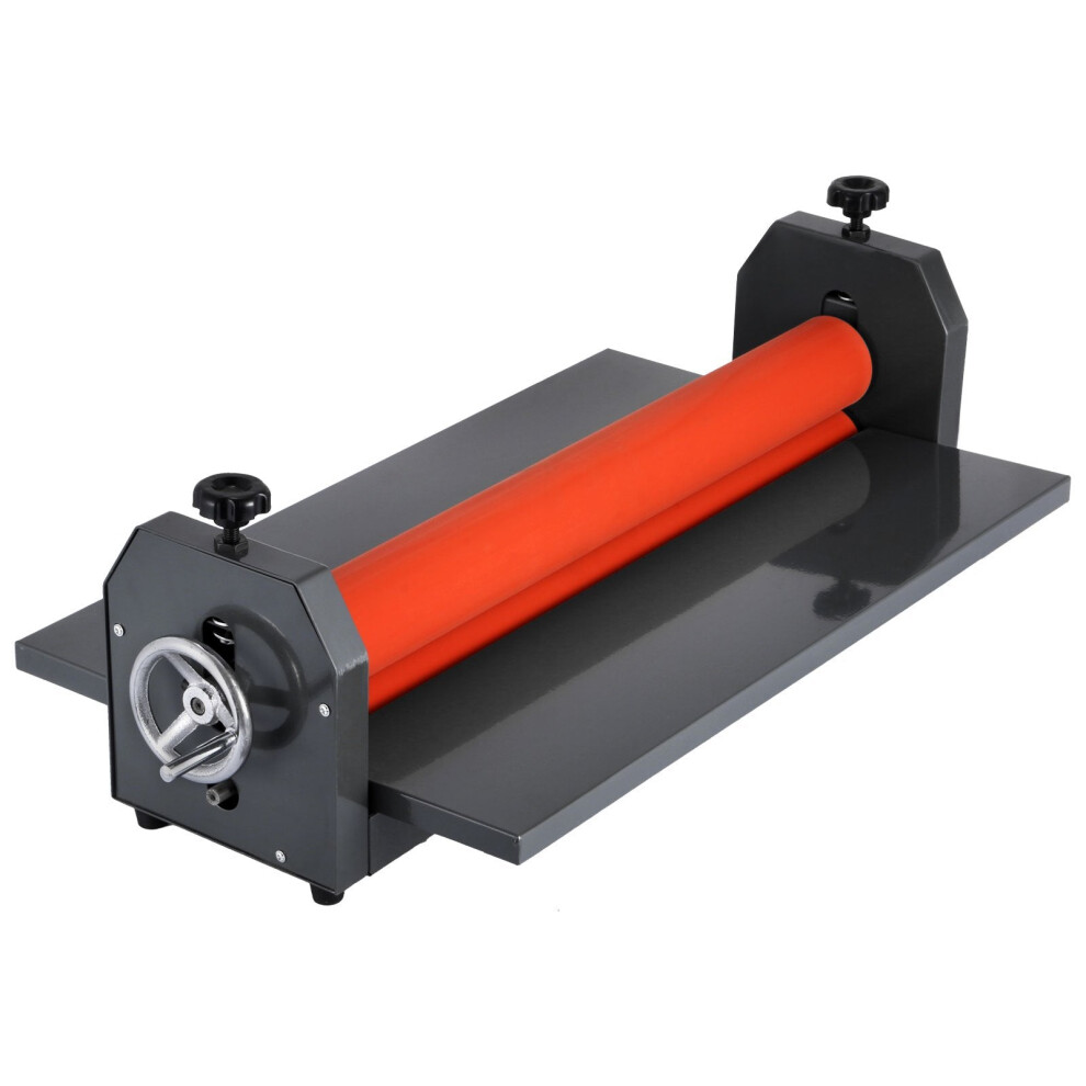 VEVOR Manual Cold Roll Laminator Vinyl Photo Film Mounting Laminating Machine Cold Roll Laminating Machine, black, 229