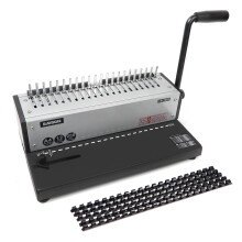 RAYSON Comb Binder Machine, 200 Sheet Binding Capacity 12 Sheet Punching Capacity, 21 Hole A4 Comb Binding Machine, SD-1201