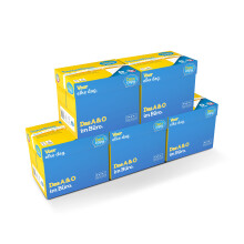 Data Copy Premium White Paper 80gsm A4, Pack of 5 Boxes, 25 Reams of 500 Sheets, 12,500 Sheets