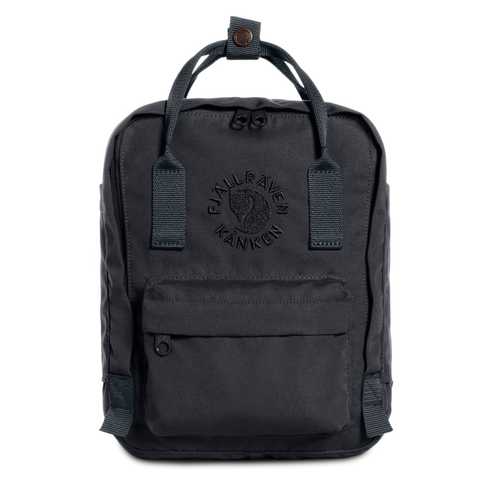 FjÃ¤llrÃ¤ven Re-Kanken Unisex Outdoor Rucksack available in Slate - 13 x 20 x 29 cm