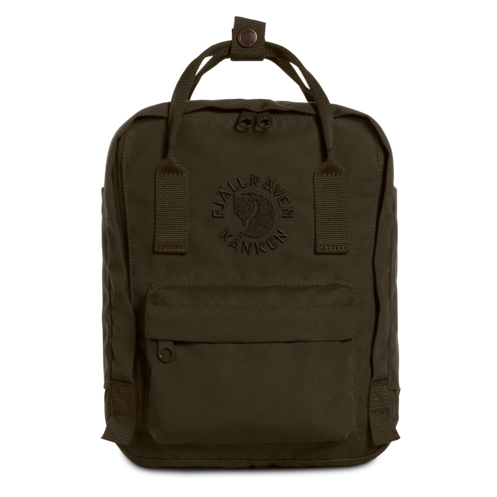 FjÃ¤llrÃ¤ven Re-KÃ¥nken Mini Kinder Backpack,Green (Dark Olive),13 x 20 x 29 cm