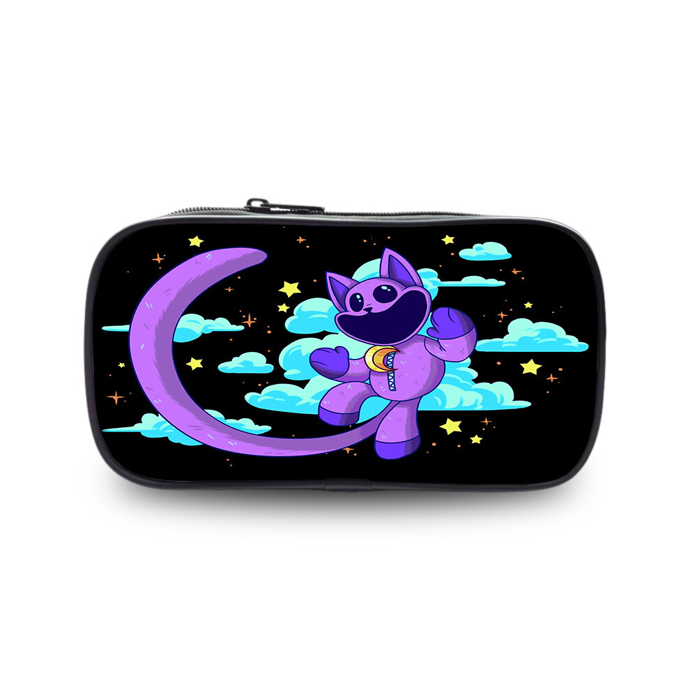 (StyleN) Poppy Catnap Playtime Oxford Fabric Pencil Case Spacious And Stylish For Students