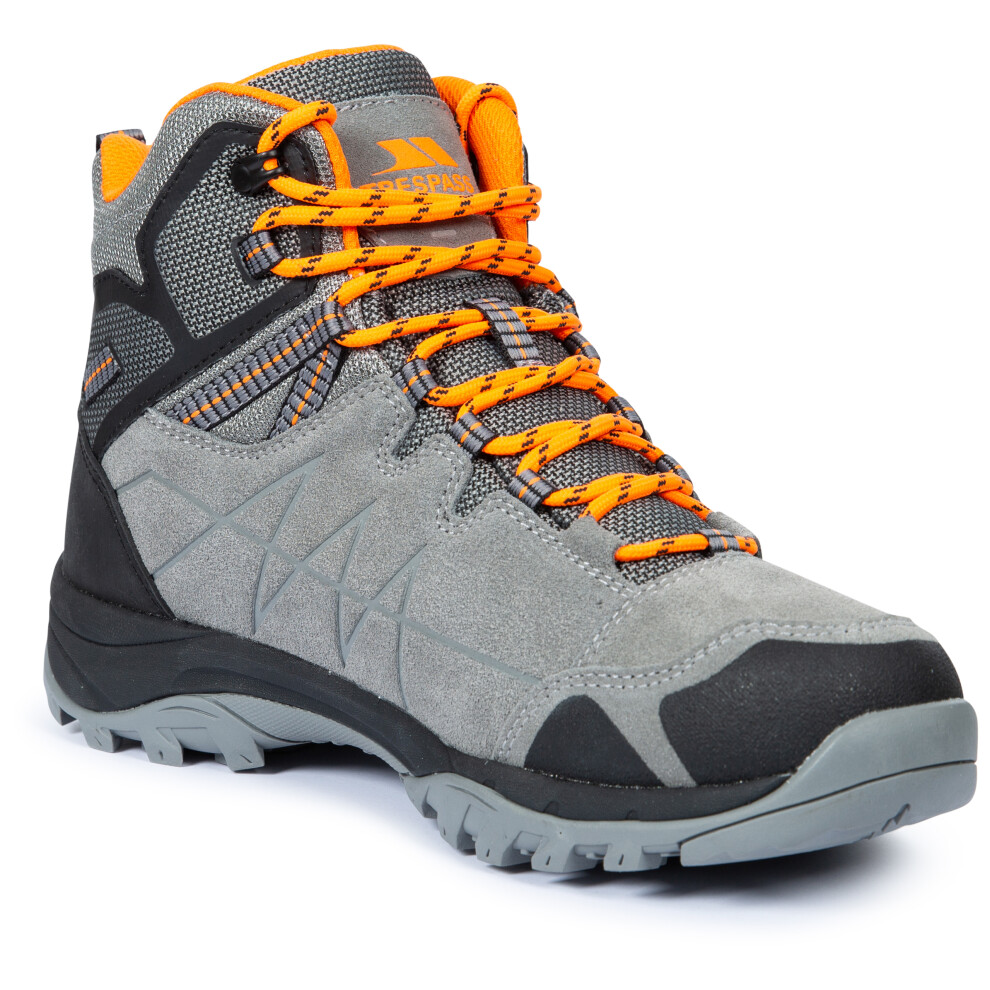 (12, Grey) Trespass Mens Walking Boots Waterproof Caelan