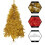 6ft Gold Christmas Tree, 750 Tips, Metal Stand - Easy Storage & Setup 2