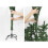 6ft Gold Christmas Tree, 750 Tips, Metal Stand - Easy Storage & Setup 5
