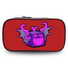 (15) Durable Polyester Blox Fruits Roblox Pencil Case For Students With Large Capacity
