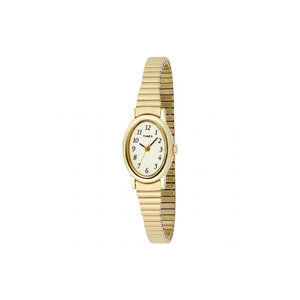 Timex T21872 Womens Cavatina Classic Gold-Tone Expansion Band Watch