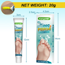 (20g) Foot Deodorant Cream Foot Odor Bacteriostasis Antipruritic Athlete's Foot Ointment Skin Topical