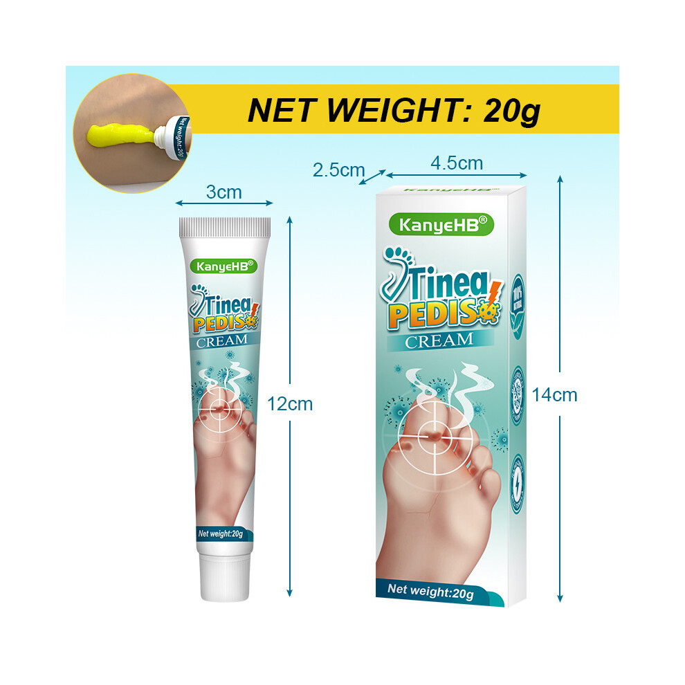 Skesrjtop Cream (20G) Foot Deodorant Foot Odor Bacteriostasis Antipruritic Athlete's Foot Ointment Skin Topical
