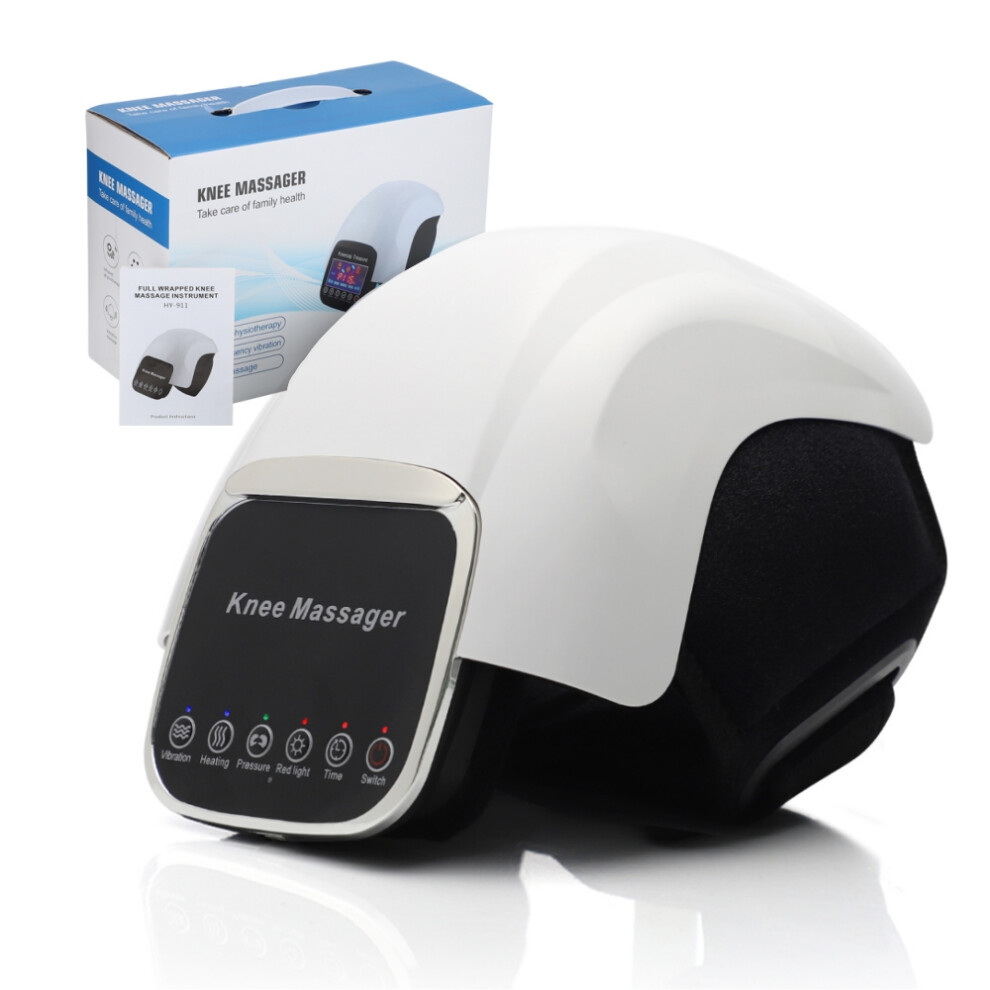 Skesrjtop White (White) Cordless Knee Massager With Heat Physical Heating And Vibration Kneepad