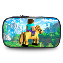 (StyleC) Kids 2023 Pencil Case Durable Polyester Spacious Cartoon Design