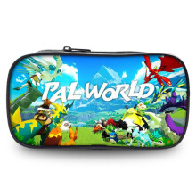 (StyleC) Storage Generous Palworld Pencil Bag Casual Style Polyester Assorted Colors