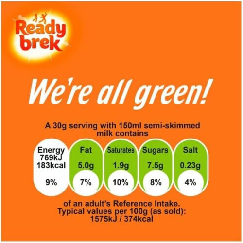 (Pack Of 18) Ready Brek Original Cereal 450G 2