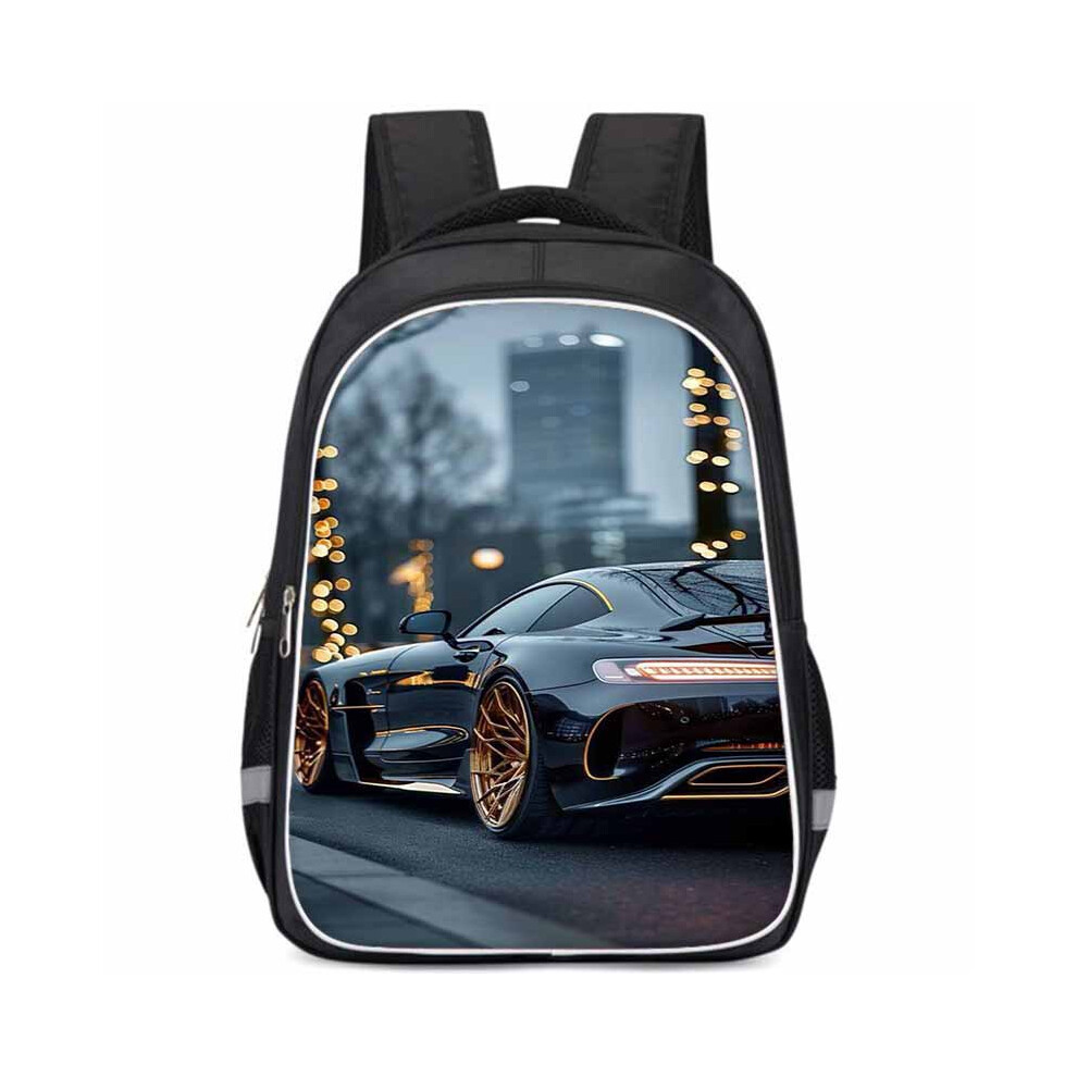 Rywolt (Style C, Small) Oxford Fabric Racing Car Backpack For Elementary School Boys And Girls
