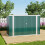 Heavy Duty Steel Bicycle Storage Shed, Dark Green 1