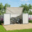 Heavy Duty Steel Bicycle Storage Shed, Dark Green 2