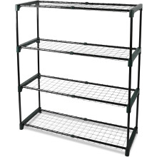 4 Tier Garden Storage Shelve Greenhouse Shelf