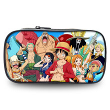(14) One Fabric Oxford Piece Wano Arc Zoro Luffy Pencil Case For Students