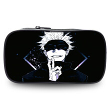 (11) Kaisen Highcapacity Jujutsu Pen Pouch Durable Oxford Fabric Anime Stationery Holder