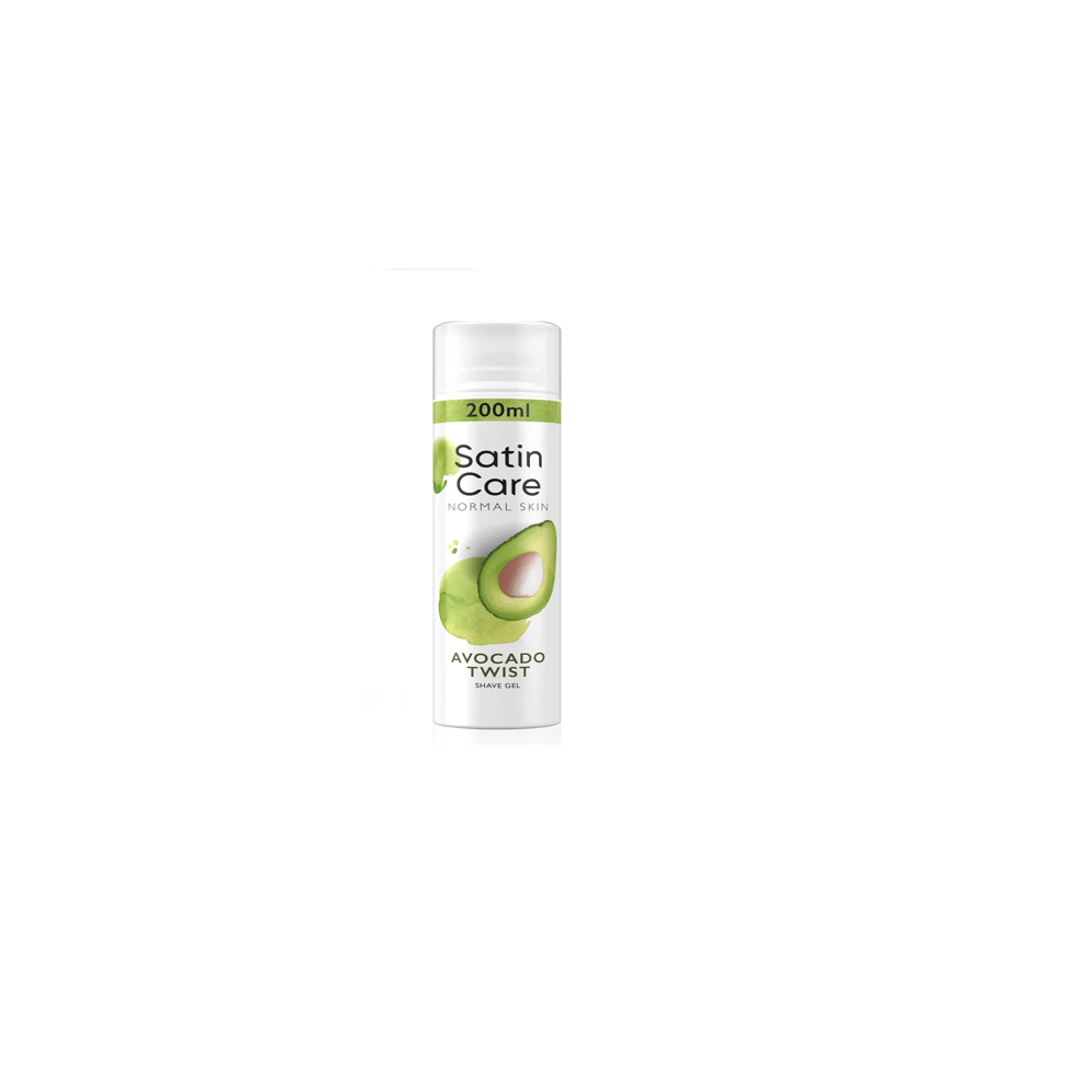 Venus Satin Care Sensitive Avocado Twist Shaving Gel Aluminium Tin 200ml