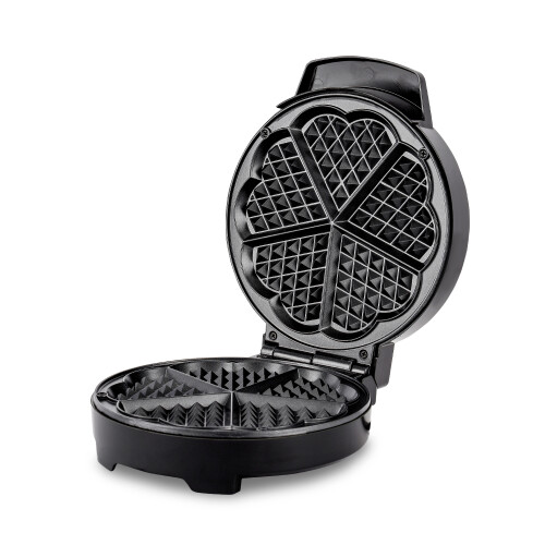 GEEPAS Geepas Waffle Maker Nonstick 5 Heart Belgian Waffle Iron Machine 1000W 1