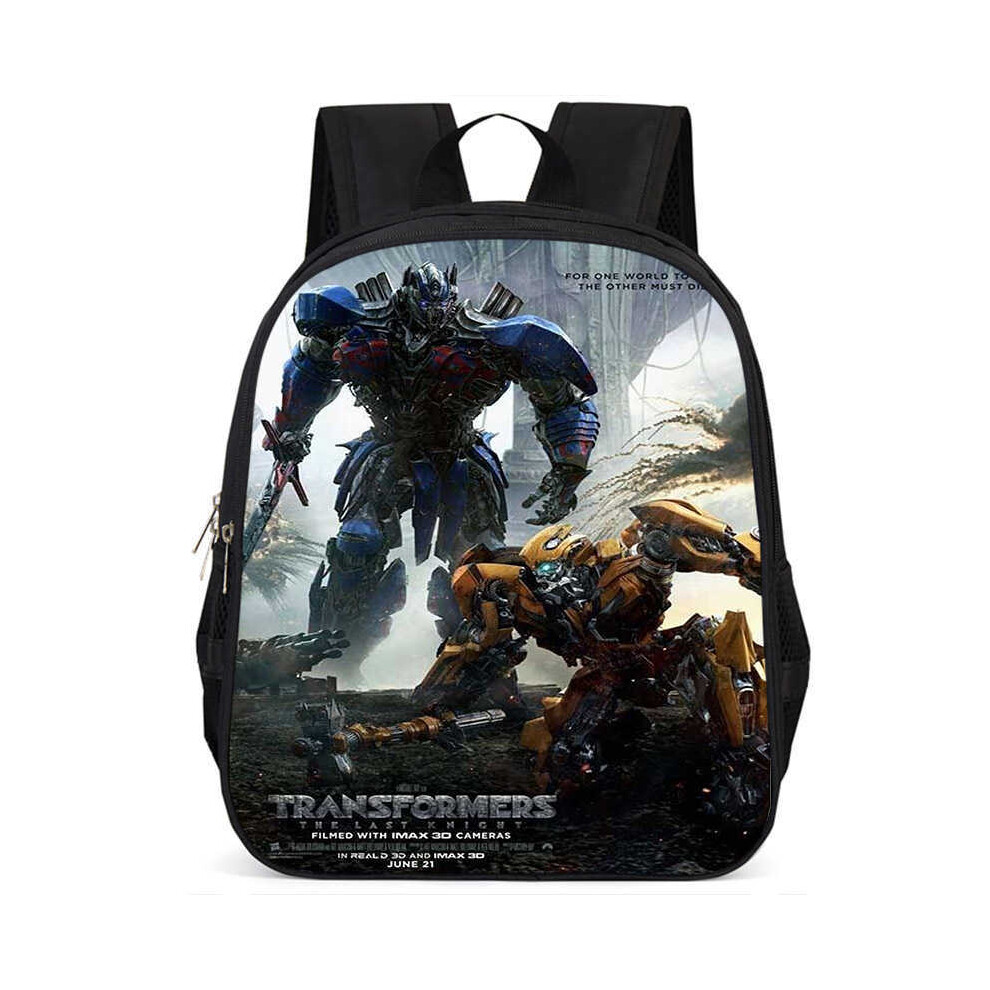 (Style L) 15inch Transformers Lightweight And Spacious Oxford Cloth School Backpack