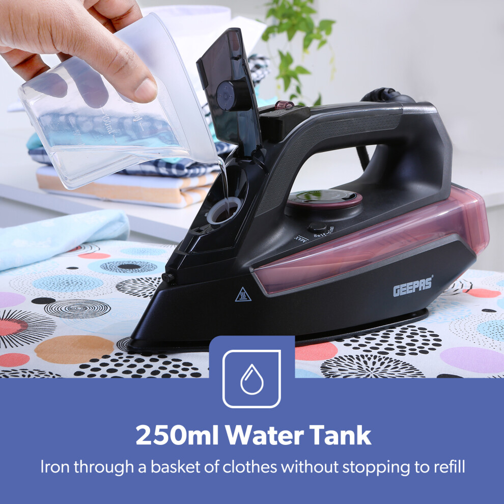 geepas-2200w--steam-iron-for-crisp-ironed-clothes-dry-steam-function