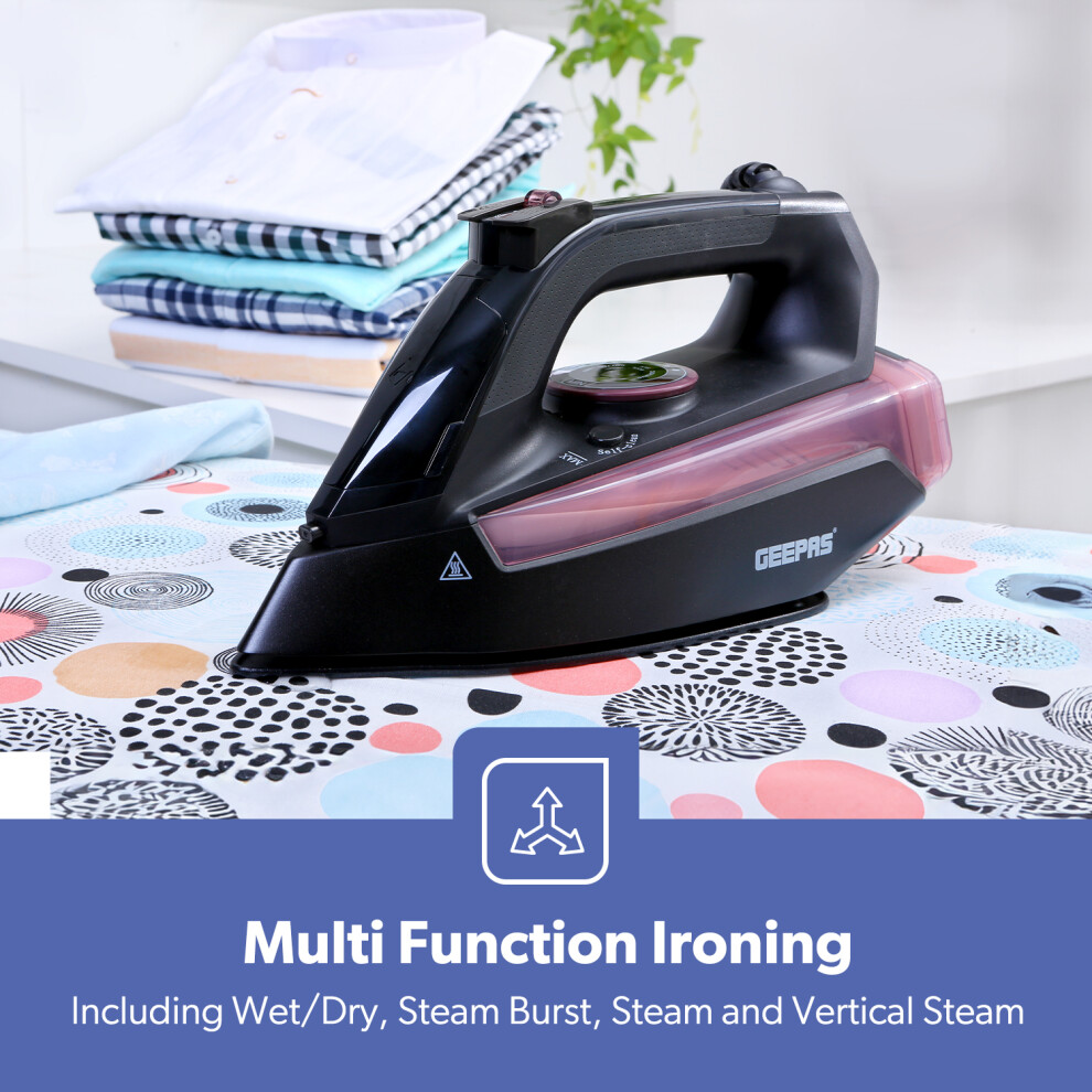 geepas-2200w--steam-iron-for-crisp-ironed-clothes-dry-steam-function