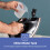 GEEPAS (Black) Geepas 2 in1 Cordless Steam Iron Ceramic Soleplate 8