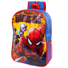Spider-Man Arch Team-Up Large Backpack - Official Licensed Nursery School Rucksack featuring Spider-Man, Ghost-Spider & Miles Morales
