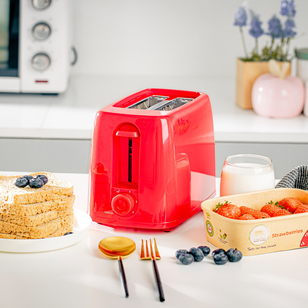 geepas-2-slice-red--wide-slot-bread-toaster-reheat-defrost-function