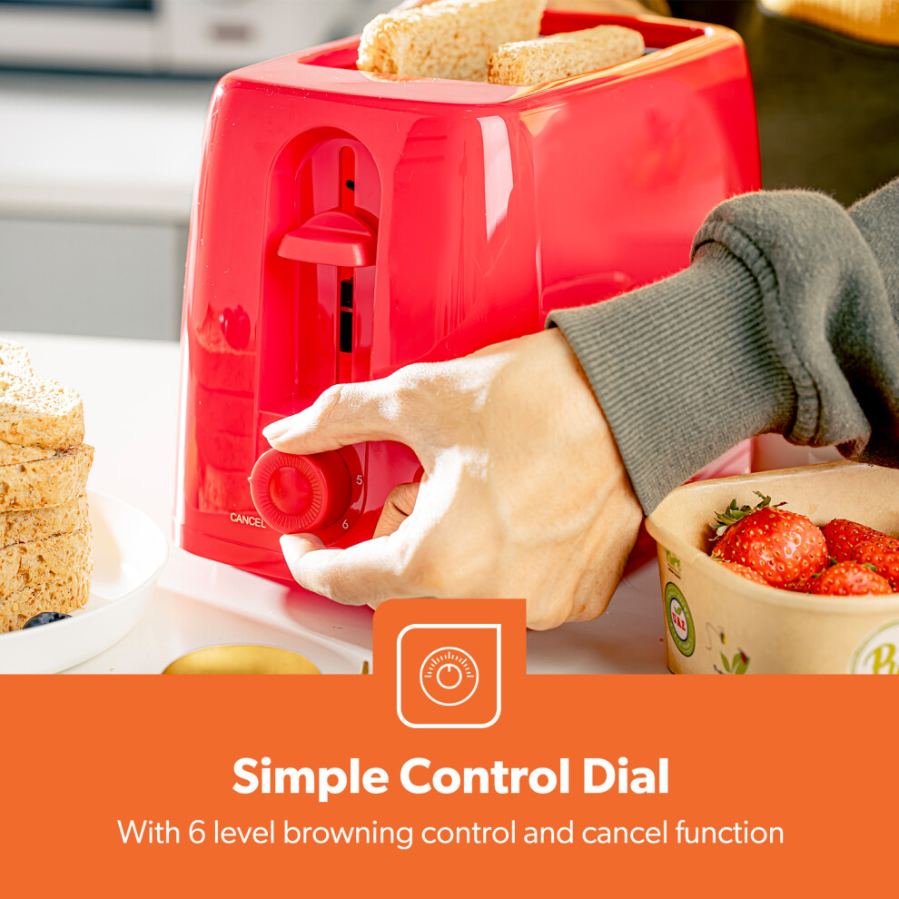 geepas-2-slice-red--wide-slot-bread-toaster-reheat-defrost-function
