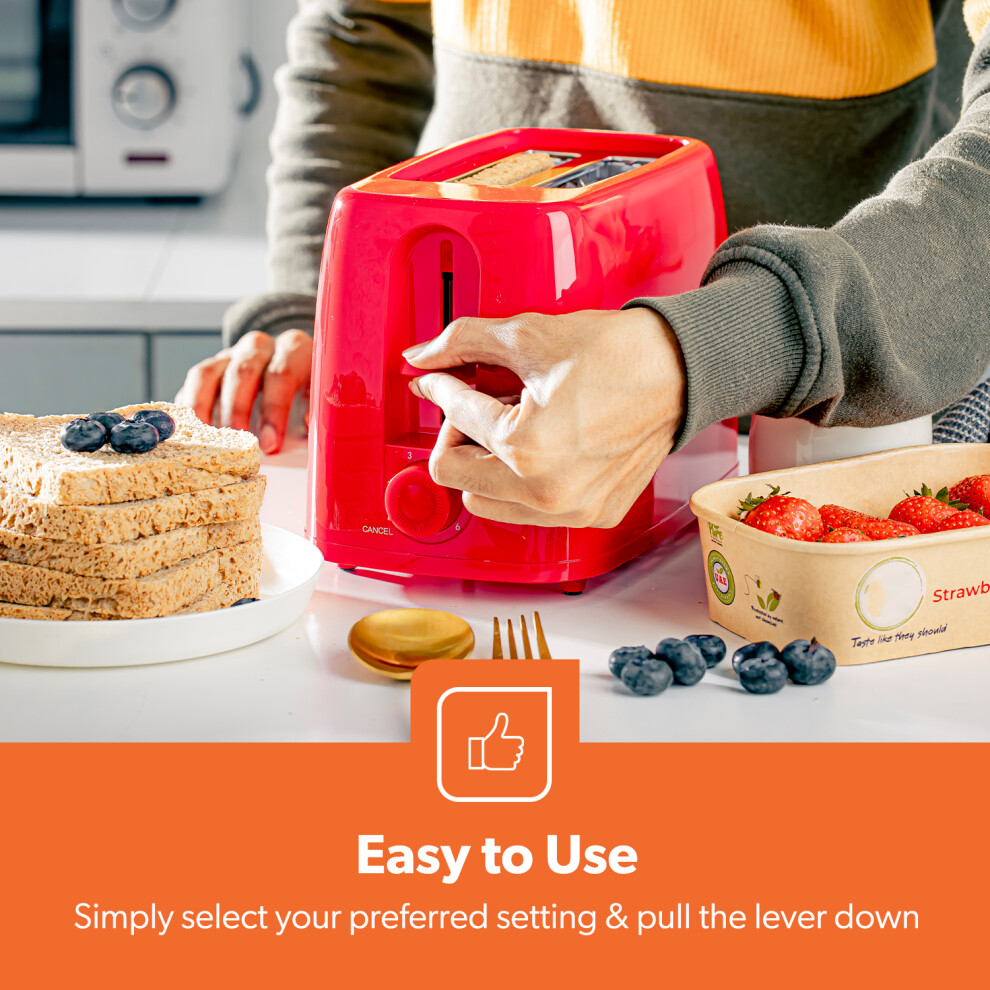 geepas-2-slice-red--wide-slot-bread-toaster-reheat-defrost-function