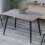 URBN Living (Armani Grey) 120cm Modern 4 Seater Ceramic Rectangle Shape Top Kitchen & Dining Room Table 1