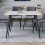 URBN Living (White Matt) 120cm Modern 4 Seater Ceramic Rectangle Shape Top Kitchen & Dining Room Table 3