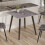 URBN Living (Armani Grey) 80cm Modern 4 Seater Ceramic Square Shape Top Kitchen & Dining Room Table 4