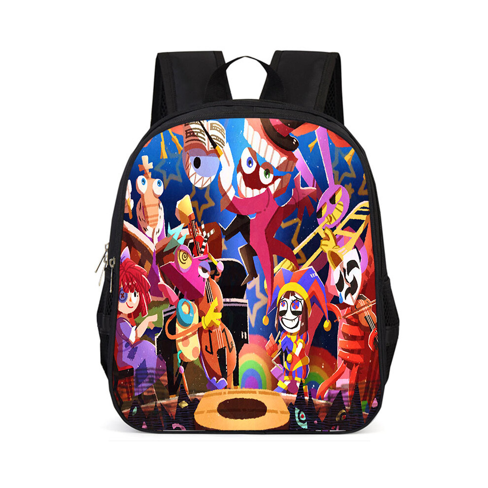 (Style J) Amazing Digital The Circus 15 Inch Backpack Stylish Oxford Cloth Student Bag