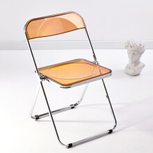 OPENED BOX NEVER USED KAIHAOWIN Luxury Modern Transparent Folding Chair