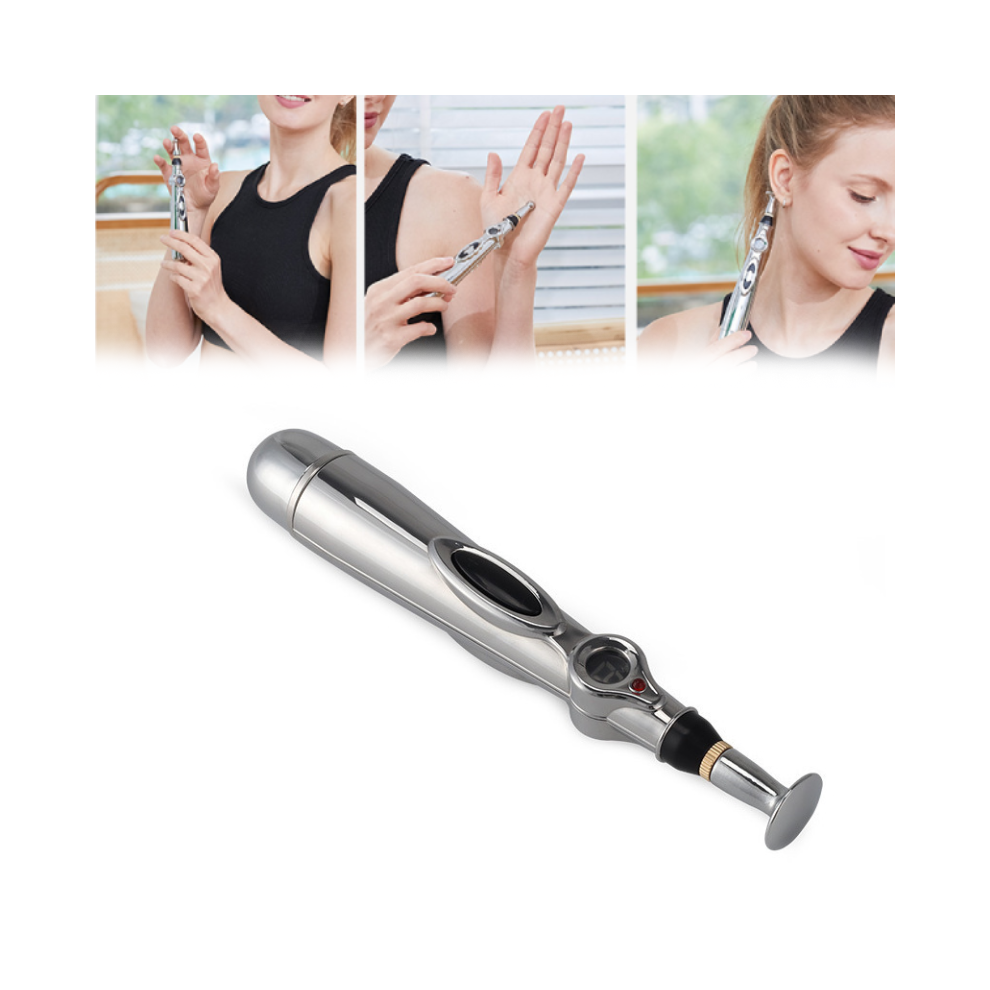 Electronic Acupuncture Pen Meridian Body Massager Pain Relief Back Neck Leg