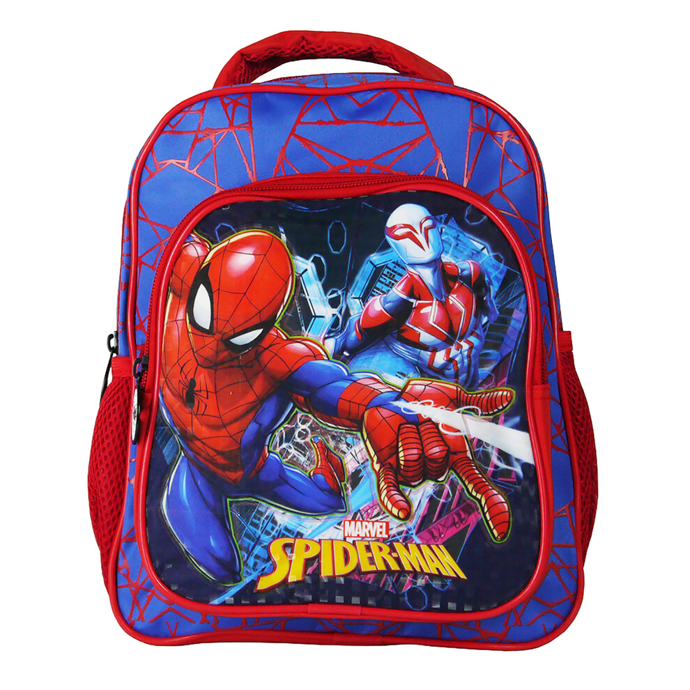 Marvel Spider-Man Premium Deluxe Backpack Bag Rucksack Blue