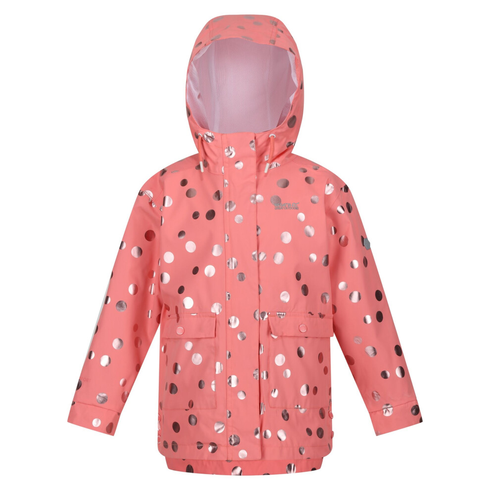 Regatta Childrens/Kids Baybella Polka Dot Waterproof Jacket