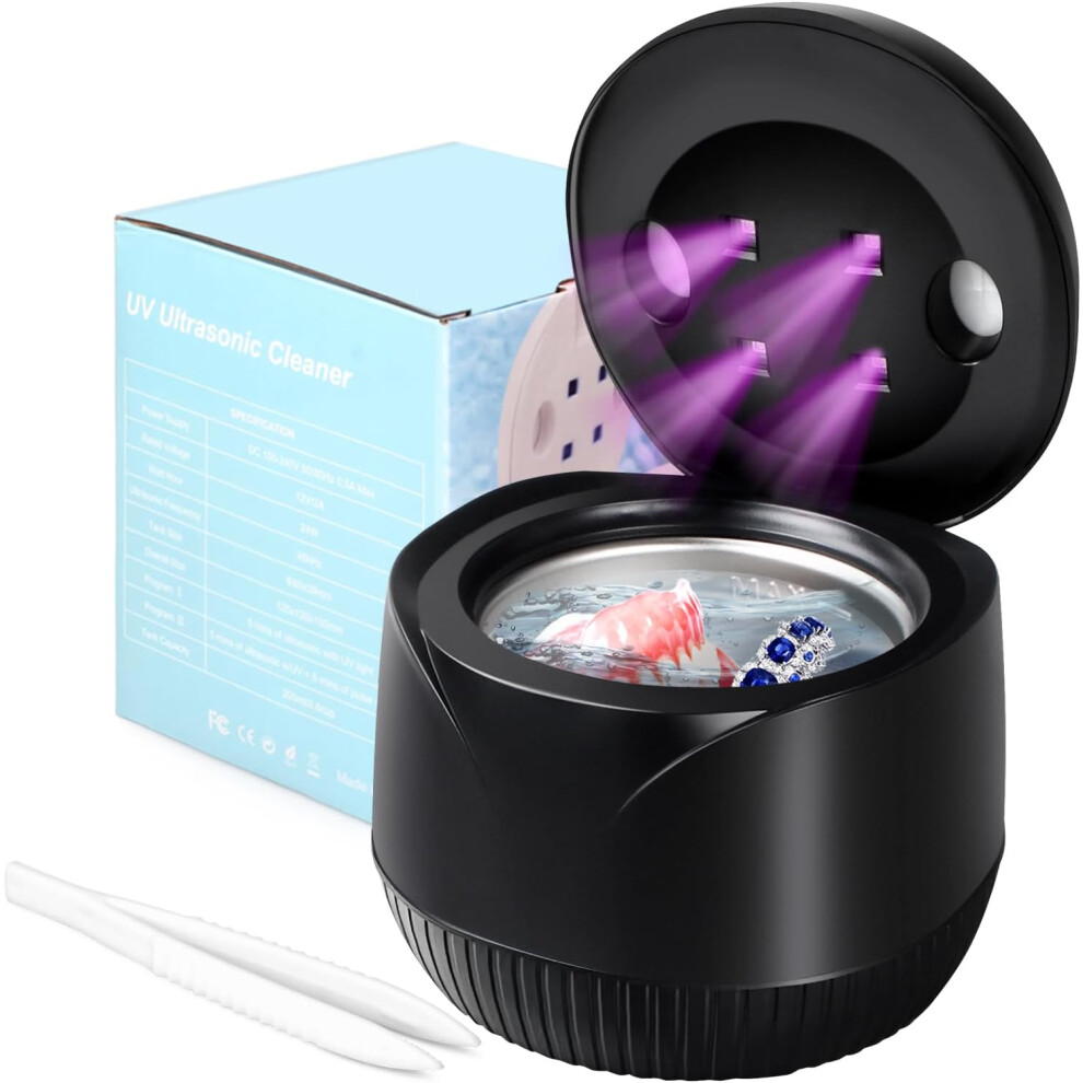 Ultrasonic U-V Cleaner for Dentures Aligners Retainer Ultrasonic Cleaning Machine