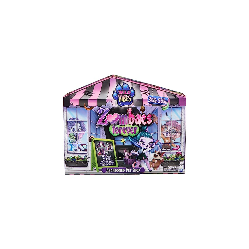 Zombaes Forever Wild Vibes Abandoned Pet Shop Playset