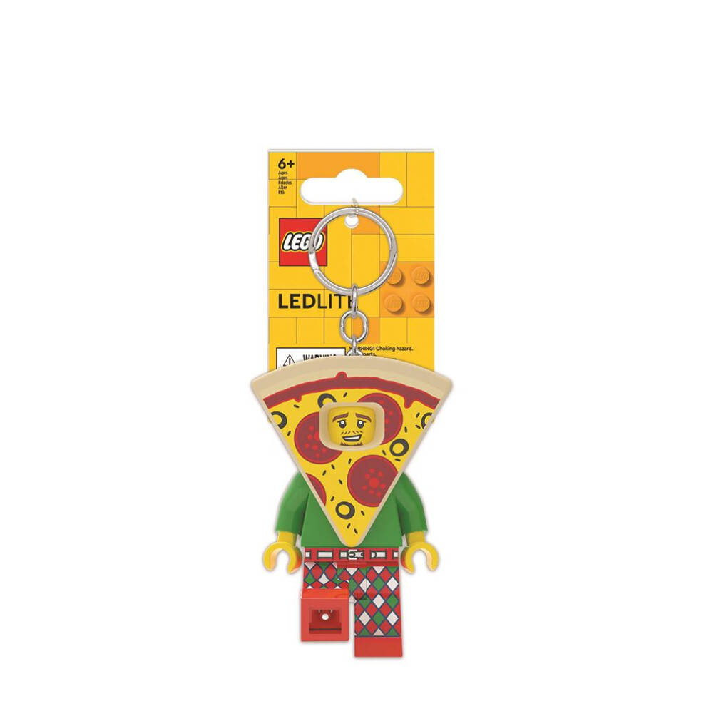 LEGO Pizza Suit Guy Minifigure Iconic Key Light - LEGKE176H