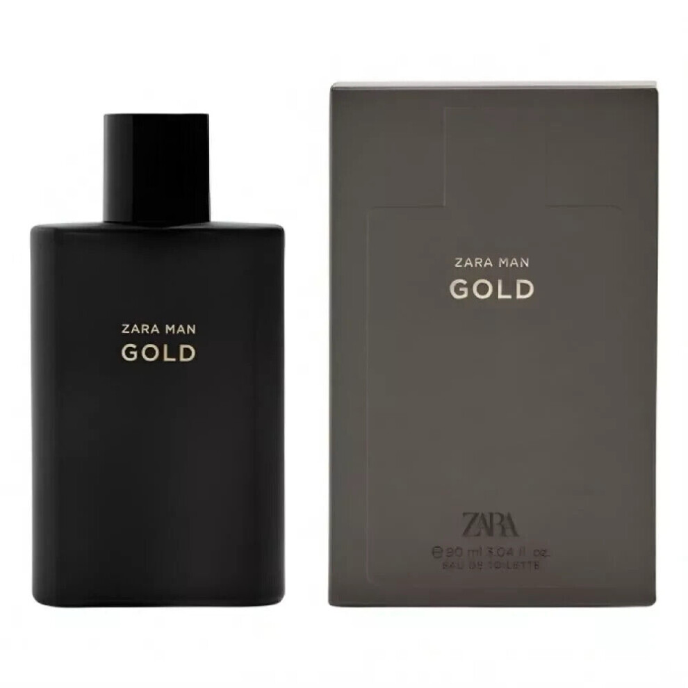 Zara Gold Man Eau De Toilette Men Fragrance 90Ml Perfume