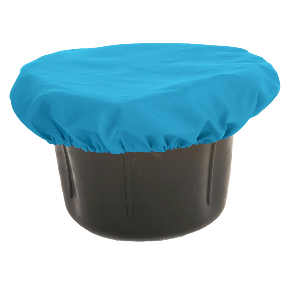 (One Size, Aqua) Roma Brights Horse Feed Bucket Cover