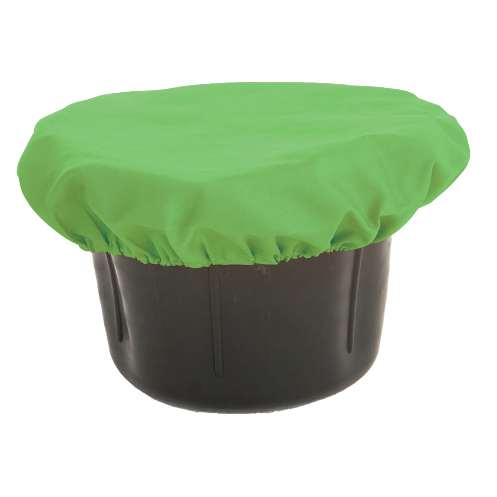 (One Size, Lime) Roma Brights Horse Feed Bucket Cover