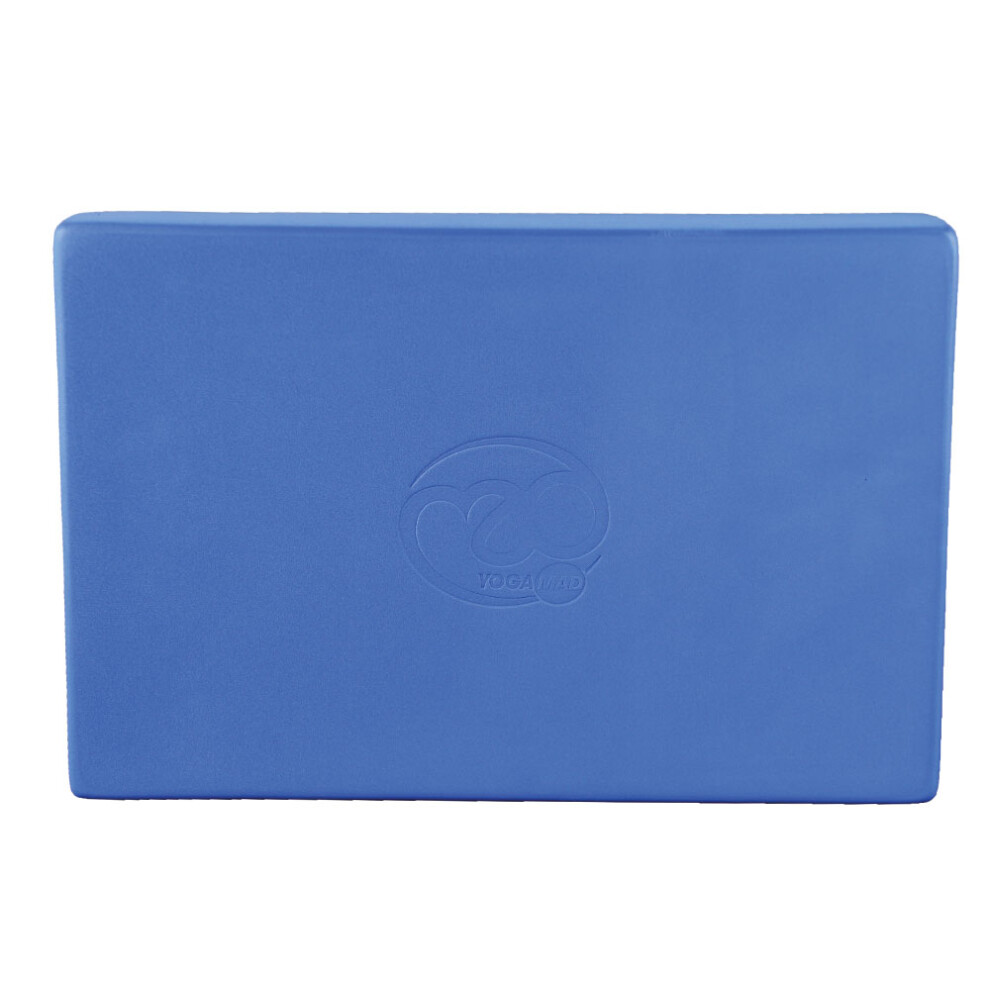 Yoga-Mad (One Size, Blue) Full Yoga Block