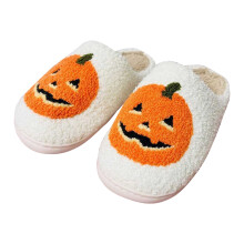 (41-42) Halloween Pumpkin Slippers For Womens Mens h Warm Home Slippers Men Mens S Slipper 8 Mens Slippers Size 9 Indoor Outdoor