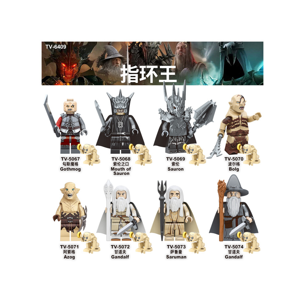 Lord Of The Rings Hobbit Fit Lego Mini Figures Super Hero Toys